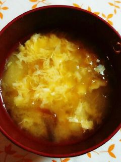 みょうがのかき玉味噌汁-レシピのメイン写真