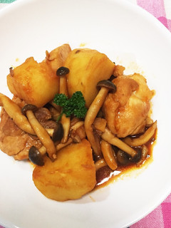 鶏肉とじゃがいものこってりケチャップ煮-レシピのメイン写真