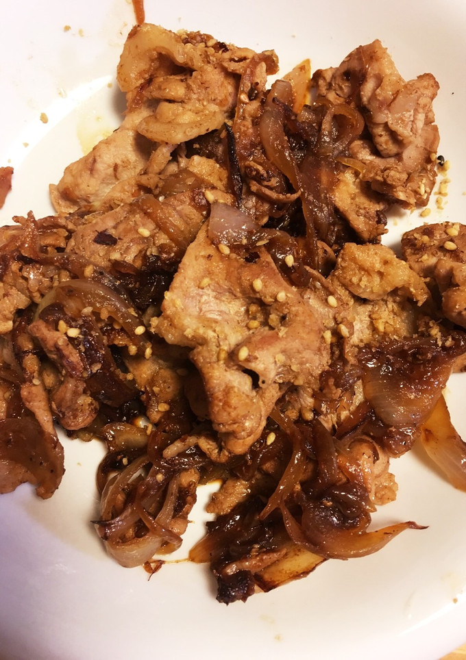豚肉と玉ねぎの炒め物-レシピのメイン写真