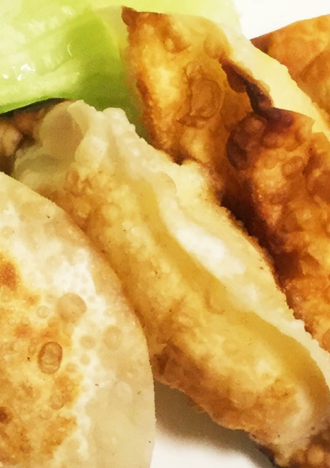 卵とトマトの揚げ餃子-レシピのメイン写真