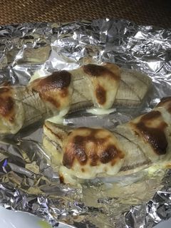 簡単デザート 焼きバナナとチーズ-レシピのメイン写真
