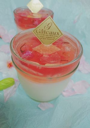 桜のゼリー-レシピのメイン写真