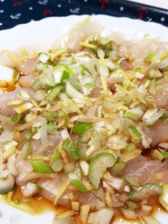刺身のネギポン♪白身魚が旨い!!-レシピのメイン写真