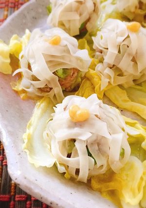 レンジで簡単枝豆しゅうまい☆-レシピのメイン写真