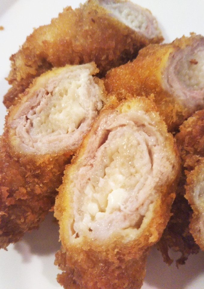 簡単エノキとチーズの肉巻きフライ-レシピのメイン写真