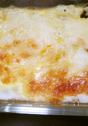 豆乳で☆じゃがいもとしめじのグラタン風-レシピのメイン写真