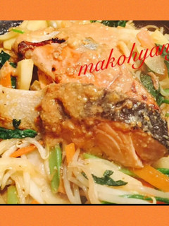 食育☆郷土料理☆鮭のちゃんちゃん焼き☆-レシピのメイン写真