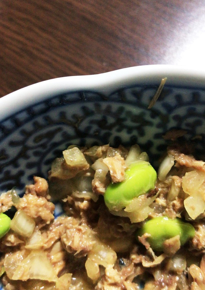 超簡単！材料3つ さば缶と枝豆の和え物-レシピのメイン写真