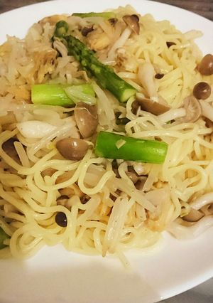 簡単!絶品!鶏ガラ塩やきそば!-レシピのメイン写真