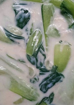 チンゲン菜ミルク煮-レシピのメイン写真