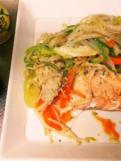 鮭のホイル焼きならぬ、ホイルかぶせ!!-レシピのメイン写真