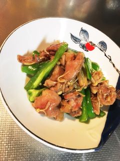 鳥肉とピーマン甘辛炒め(^^)-レシピのメイン写真