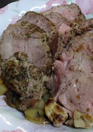 ローストポークとハーブスパイス-レシピのメイン写真