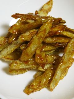 ごぼうの甘辛揚げ-レシピのメイン写真