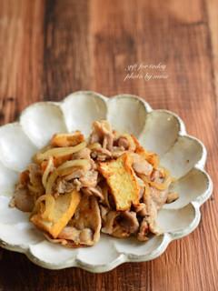 厚揚げ入り生姜焼き-レシピのメイン写真