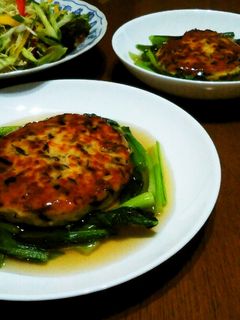 ヘルシー♪ひじき入り豆腐ハンバーグ♡-レシピのメイン写真