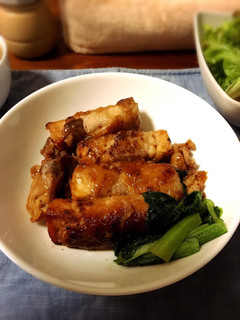 ボリューム満点!厚揚げ豆腐の肉巻き-レシピのメイン写真