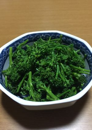 茎ブロッコリーの辛子和え-レシピのメイン写真