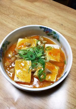 ピリ辛！超↗うま♪あんかけ豆腐♥-レシピのメイン写真
