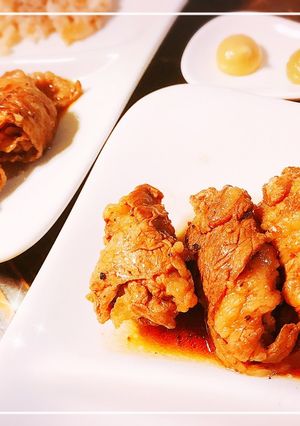 牛切り落としお肉を♪ステーキ風に♪♪-レシピのメイン写真