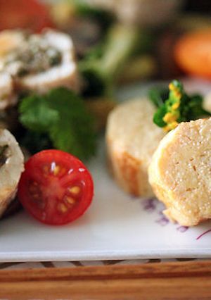 梅パクチー麹のチキンロール-レシピのメイン写真