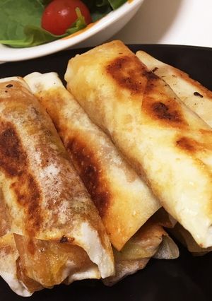 肉なし春巻き!エビ、タケノコ、キャベツ!-レシピのメイン写真