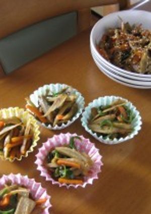 黄金比で作る!きんぴらごぼう-レシピのメイン写真