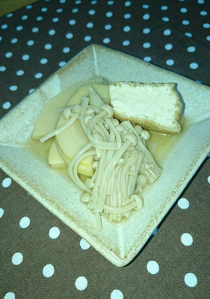 簡単！筍と厚揚げの煮物-レシピのメイン写真