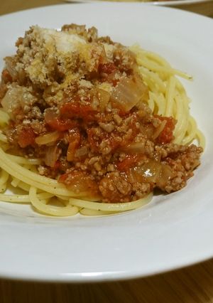 20分で♪簡単こく旨ミートソースパスタ-レシピのメイン写真