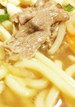 おいしい牛肉うどん-レシピのメイン写真