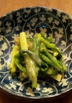 エシャレットの茎のぬた-レシピのメイン写真