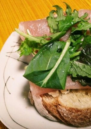 はちみつとブルーチーズの生ハムバケット-レシピのメイン写真