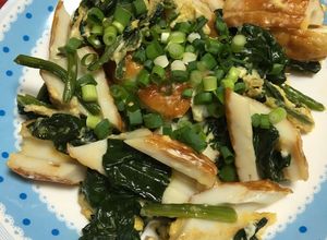 ちくわとほうれん草のオイマヨたまご-レシピのメイン写真