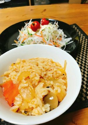 キムチ鍋の残りで美味しいおじや-レシピのメイン写真
