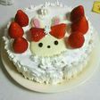 ★プリキュアのうさぎショートケーキ★