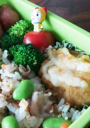 カレーの残りで簡単隙間埋めお弁当-レシピのメイン写真