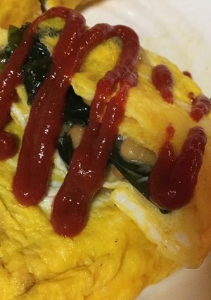 納豆とワカメのヘルシーオムレツ-レシピのメイン写真