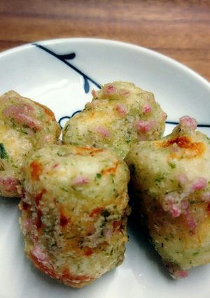 チーちく(ちくわ)紅生姜入り磯辺揚げ♪-レシピのメイン写真