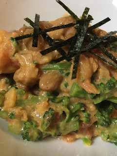 納豆とブロッコリーのパスタソース和え-レシピのメイン写真