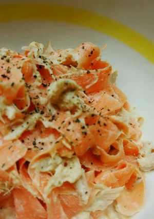 にんじんのヒラヒラ♪ツナサラダ♪お弁当に-レシピのメイン写真