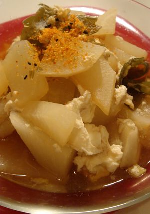 ぽかぽか♪大根＆卵白のスープ煮-レシピのメイン写真