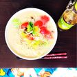 豚骨トマトオリーブお酢でさっぱりラーメン