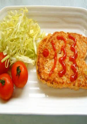 たらこハンバーグ　子供の日鯉のぼりVer-レシピのメイン写真