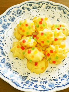 簡単!HMで大量小さい絞り出しクッキー-レシピのメイン写真