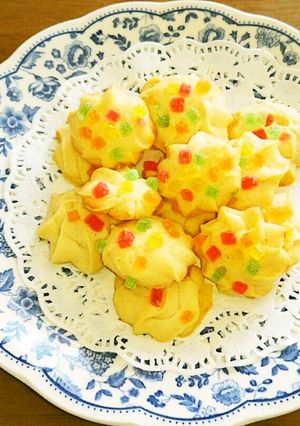 簡単!HMで大量小さい絞り出しクッキー-レシピのメイン写真