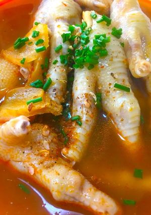 鶏もみじの麻油鶏（マーヨーチー）風スープ-レシピのメイン写真