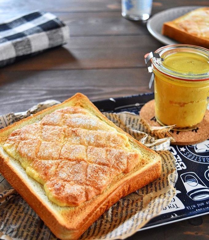 あさイチ・塗る メロンパントースト-レシピのメイン写真