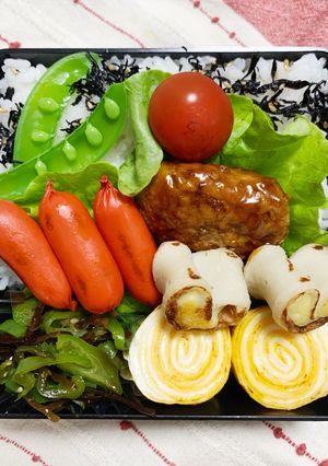 5/20ﾖｯﾁｬﾝ☆煮込みハンバーグ弁当-レシピのメイン写真