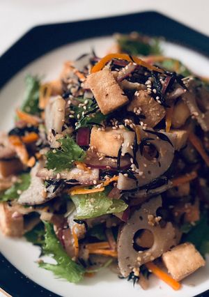 れんこんと高野豆腐の旨みサラダ-レシピのメイン写真