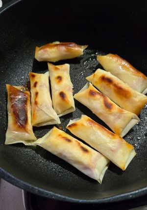 チーズインとろーりおやつ春巻き-レシピのメイン写真